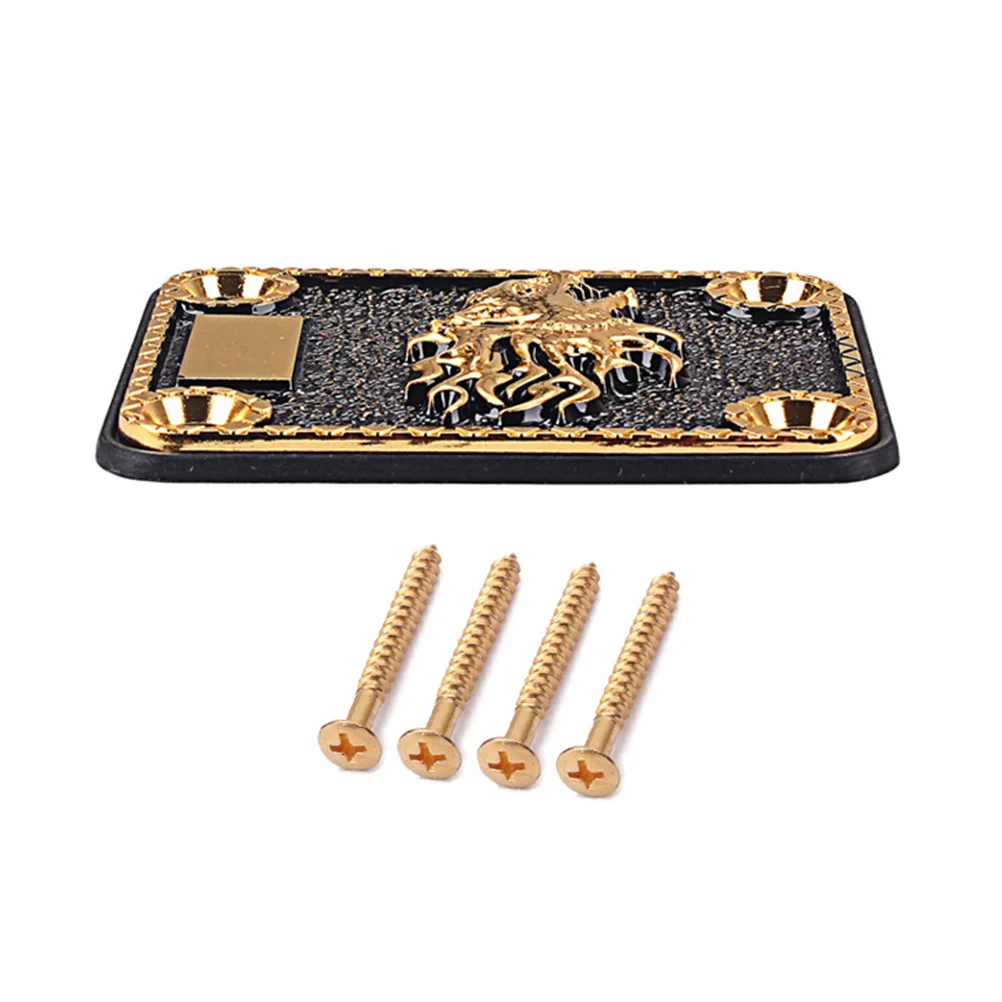 GV121 Zinc Alloy Square Guitar Neck Reinforcing Plate Neck Base Plate with 4 Screws For TL Style Style Electric Guitar Bass
GV121 Zinc Alloy Square Guitar Neck Reinforcing Plate Neck Base Plate with 4 Screws For TL Style Style Electric Guitar Bass