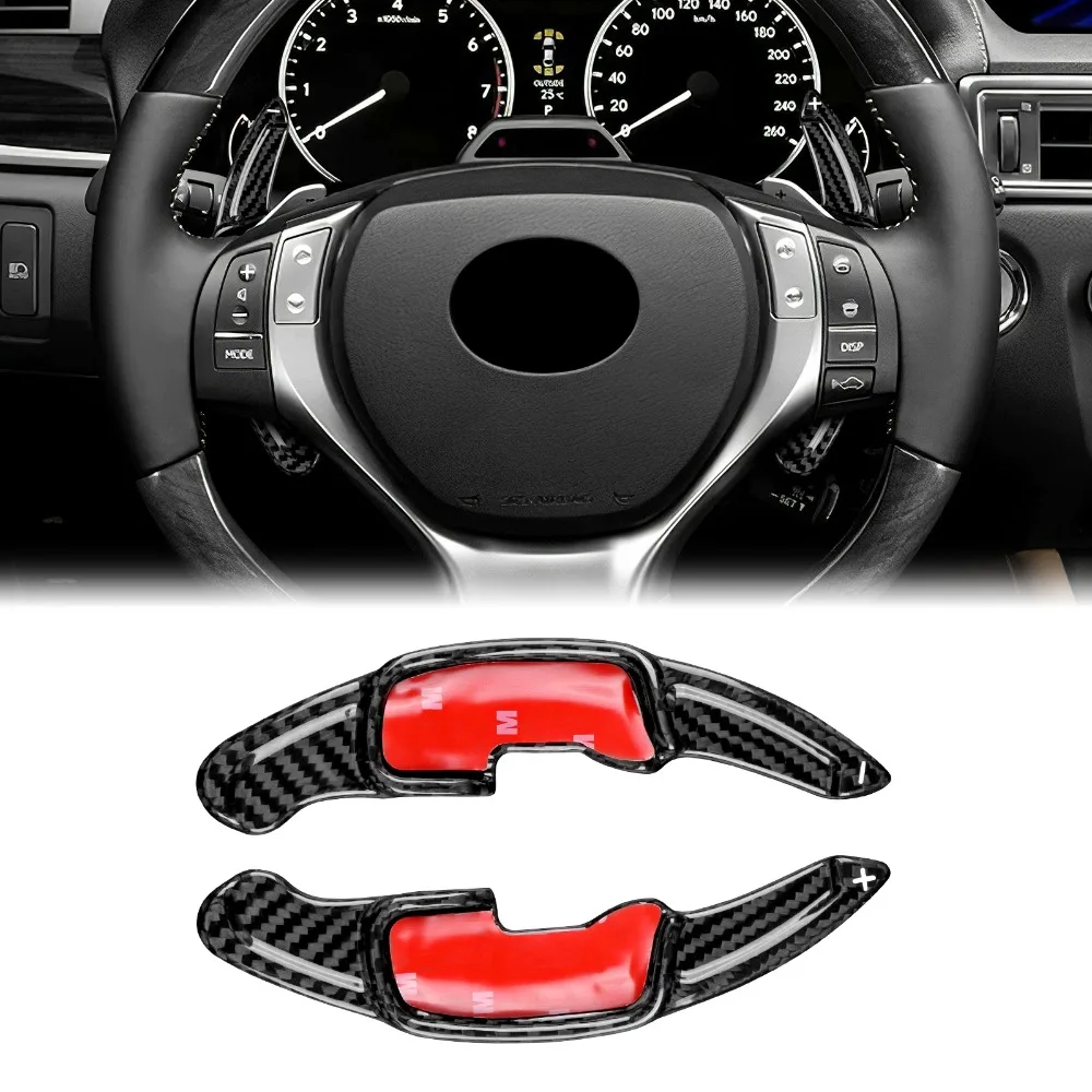 DSG Car Wheel Steering Paddle Shifter Carbon Fiber For Lexus GS250/GS350/GX450 2012-2016 X300/RX350 2016-2020 Interior Accessory
DSG Car Wheel Steering Paddle Shifter Carbon Fiber For Lexus GS250/GS350/GX450 2012-2016 X300/RX350 2016-2020 Interior Accessory