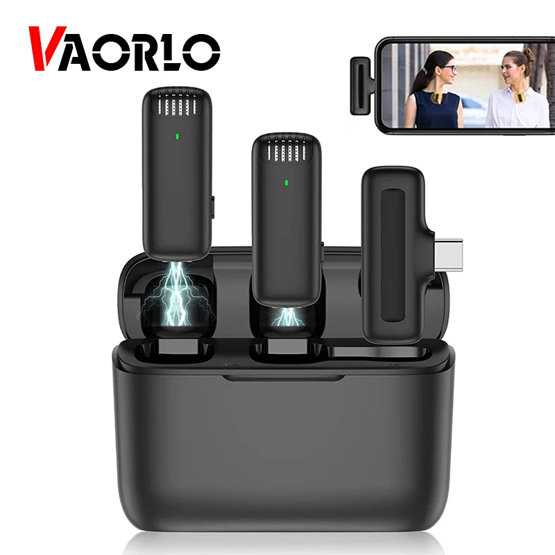 Wireless Lavalier Microphone Mini Portable Noise Reduction Audio Video Recording Mic For iPhone Android With Charging Box
Wireless Lavalier Microphone Mini Portable Noise Reduction Audio Video Recording Mic For iPhone Android With Charging Box