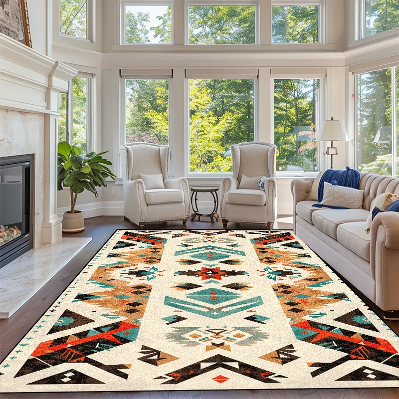 Moroccan Ethnic Style Carpets for Living Room Decor Bedroom Bedside Home Plush Lounge Rug Non-slip Soft Children Crawling Mat
Moroccan Ethnic Style Carpets for Living Room Decor Bedroom Bedside Home Plush Lounge Rug Non-slip Soft Children Crawling Mat