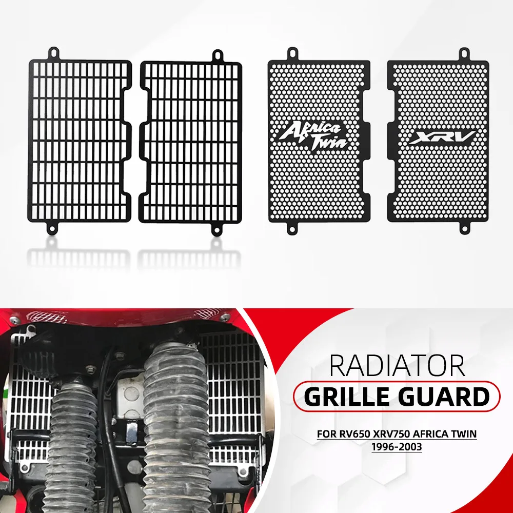 FOR Honda XRV650 XRV750 Africa Twin 1996 1997 1998 1999 2000 2001 2002 2003 Radiator Grille Guard Cover Protecter XRV 750 650
FOR Honda XRV650 XRV750 Africa Twin 1996 1997 1998 1999 2000 2001 2002 2003 Radiator Grille Guard Cover Protecter XRV 750 650