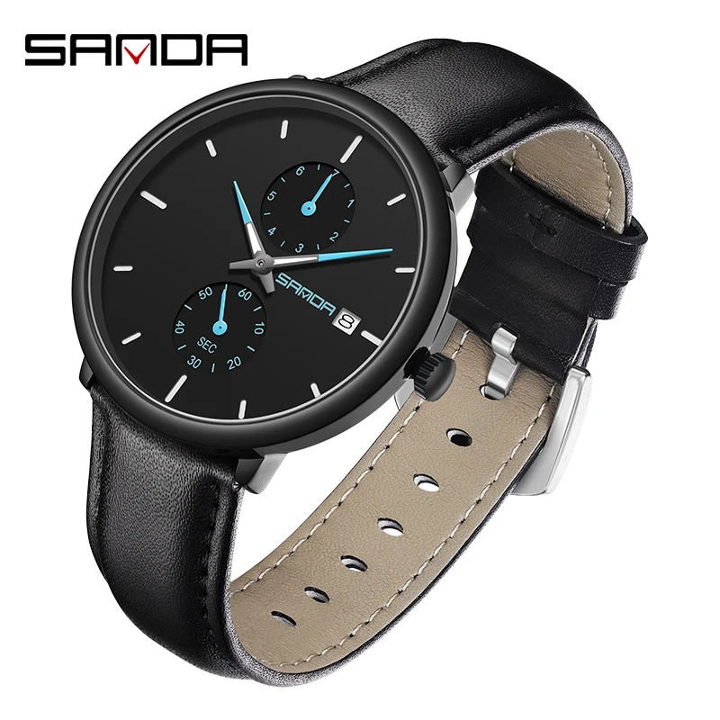 Fashion Sanda Mens Top Brand Luxury Quartz Watch Men Casual Slim Mesh Steel And Leather Waterproof Sport Relogio Masculino
Fashion Sanda Mens Top Brand Luxury Quartz Watch Men Casual Slim Mesh Steel And Leather Waterproof Sport Relogio Masculino