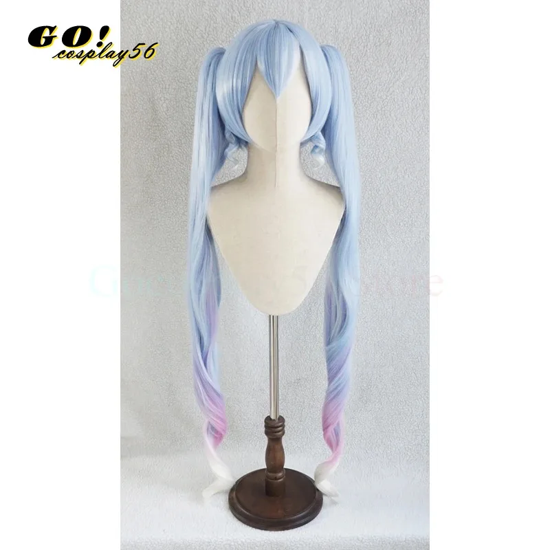 2025 2023 Miku Cosplay Wig 120cm Long Ponytails Light Blue Curly Short Synthetic Hair Doll Virtual Idol Vtuber Twin Pigtails
2025 2023 Miku Cosplay Wig 120cm Long Ponytails Light Blue Curly Short Synthetic Hair Doll Virtual Idol Vtuber Twin Pigtails