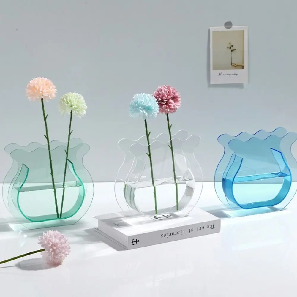 Creative Clear Acrylic Flower Vase Ornaments INS Fish Tank Vase Room Decor Dual-use Floral Container Office
Creative Clear Acrylic Flower Vase Ornaments INS Fish Tank Vase Room Decor Dual-use Floral Container Office