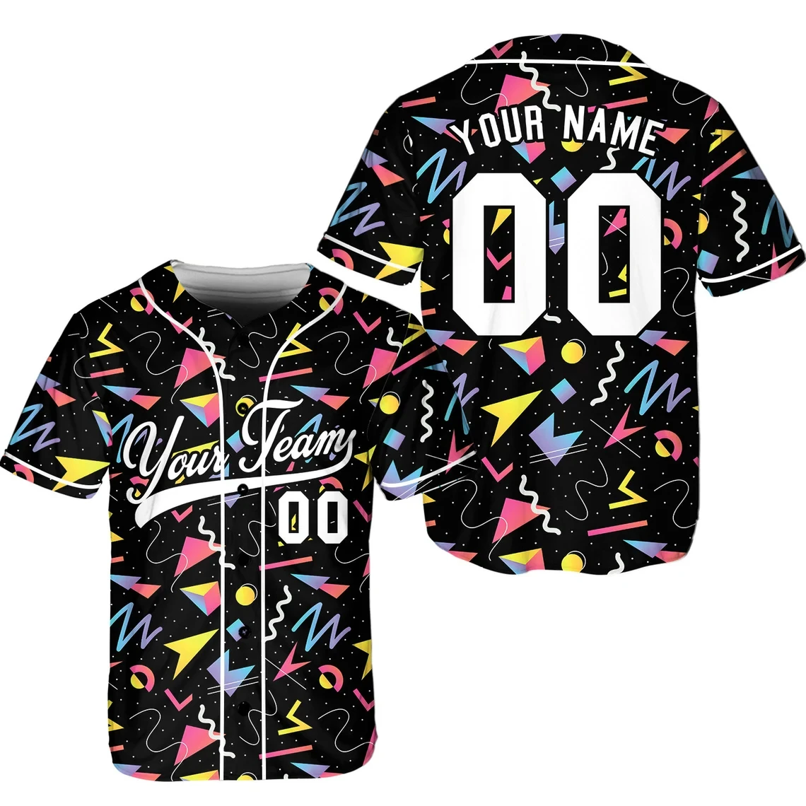 DIY Custom Print 80s Pop Art Baseball Jersey Personalized Name Number Retro Streetwear Team Uniform Quick Drying Baseball Shirts
DIY Custom Print 80s Pop Art Baseball Jersey Personalized Name Number Retro Streetwear Team Uniform Quick Drying Baseball Shirts