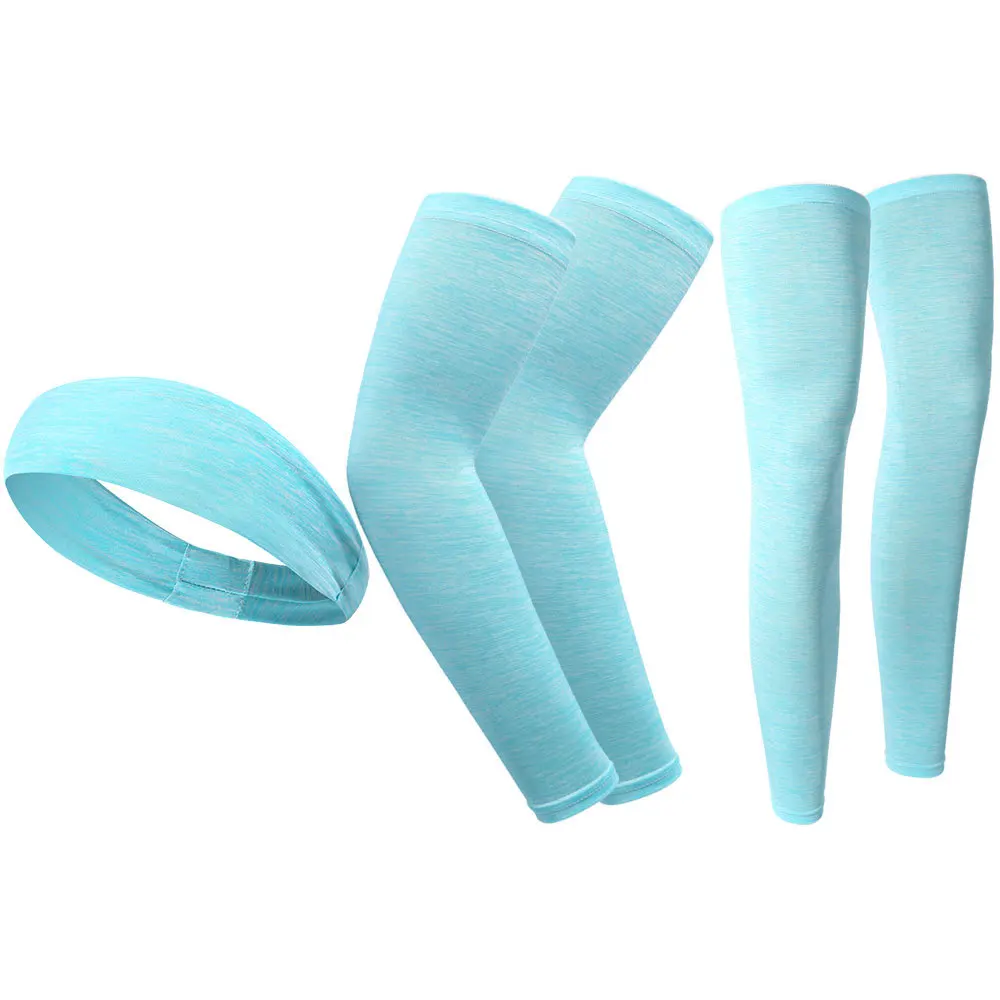 3Pcs Sunscreen Set Breathable Cooling Arm Cover and Sleeve Cover Cycling and Outdoor Special Ice Silk Headband Cycling Leg Cover
3Pcs Sunscreen Set Breathable Cooling Arm Cover and Sleeve Cover Cycling and Outdoor Special Ice Silk Headband Cycling Leg Cover