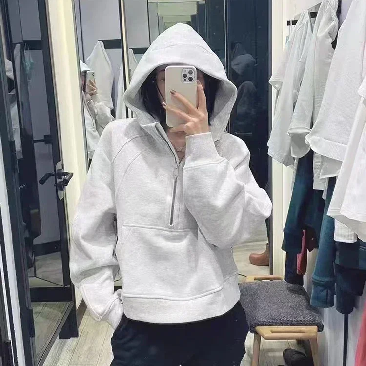 Lemon Women Scuba Hoodie Jackets Winter Warm Training Sweatshirts Gym Workout Sports Coat Thickened Thermal Half Zipper Hoodie
Lemon Women Scuba Hoodie Jackets Winter Warm Training Sweatshirts Gym Workout Sports Coat Thickened Thermal Half Zipper Hoodie