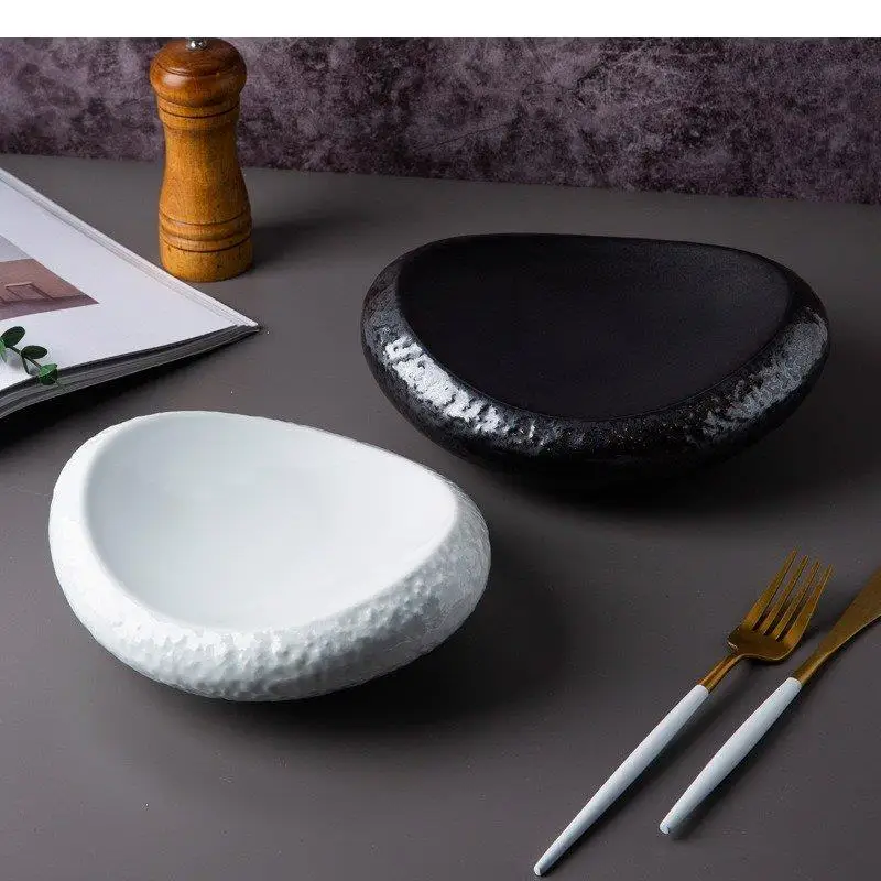 Ceramic Dinner Plate Restaurant Stone Pattern Dessert Snack Pasta Plates Sushi Solid Color Tableware
Ceramic Dinner Plate Restaurant Stone Pattern Dessert Snack Pasta Plates Sushi Solid Color Tableware
