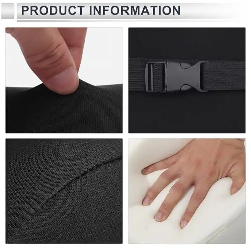 Adjustable Black Car Neck Support Pillow With Polyester Cover And Foam Core For Comfort During Travel Driving
Adjustable Black Car Neck Support Pillow With Polyester Cover And Foam Core For Comfort During Travel Driving
