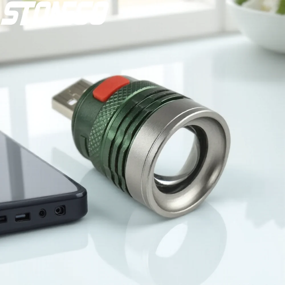 Mini Portable Aluminum Alloy 3-Mode Zoomable LED Flashlight USB Rechargeable Powerful Lighting Supply
Mini Portable Aluminum Alloy 3-Mode Zoomable LED Flashlight USB Rechargeable Powerful Lighting Supply