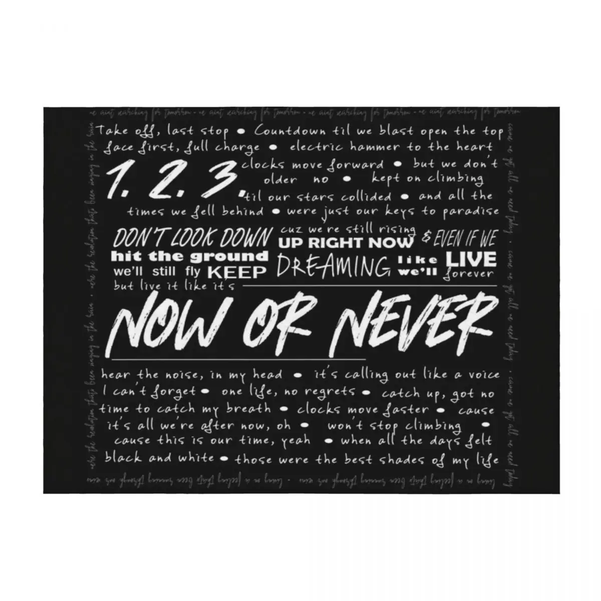 Now or Never Julie and the Phantoms Throw Blanket Personalized Gift Warm Luxury Throw Weighted Blankets
Now or Never Julie and the Phantoms Throw Blanket Personalized Gift Warm Luxury Throw Weighted Blankets