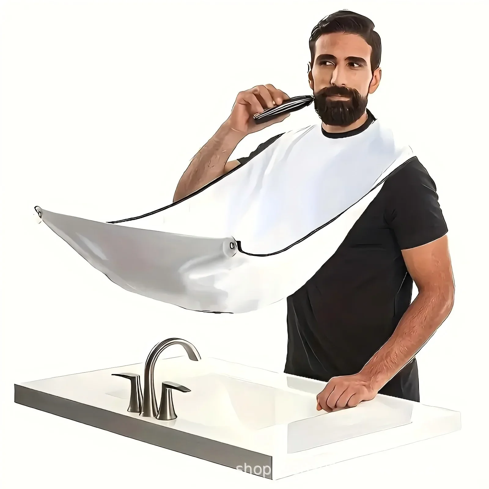 Beard Shaper Cape, Barber Cape for Shaving & Trimming, Beard Catcher Apron for Men, Facial Hair Grooming Cape
Beard Shaper Cape, Barber Cape for Shaving & Trimming, Beard Catcher Apron for Men, Facial Hair Grooming Cape