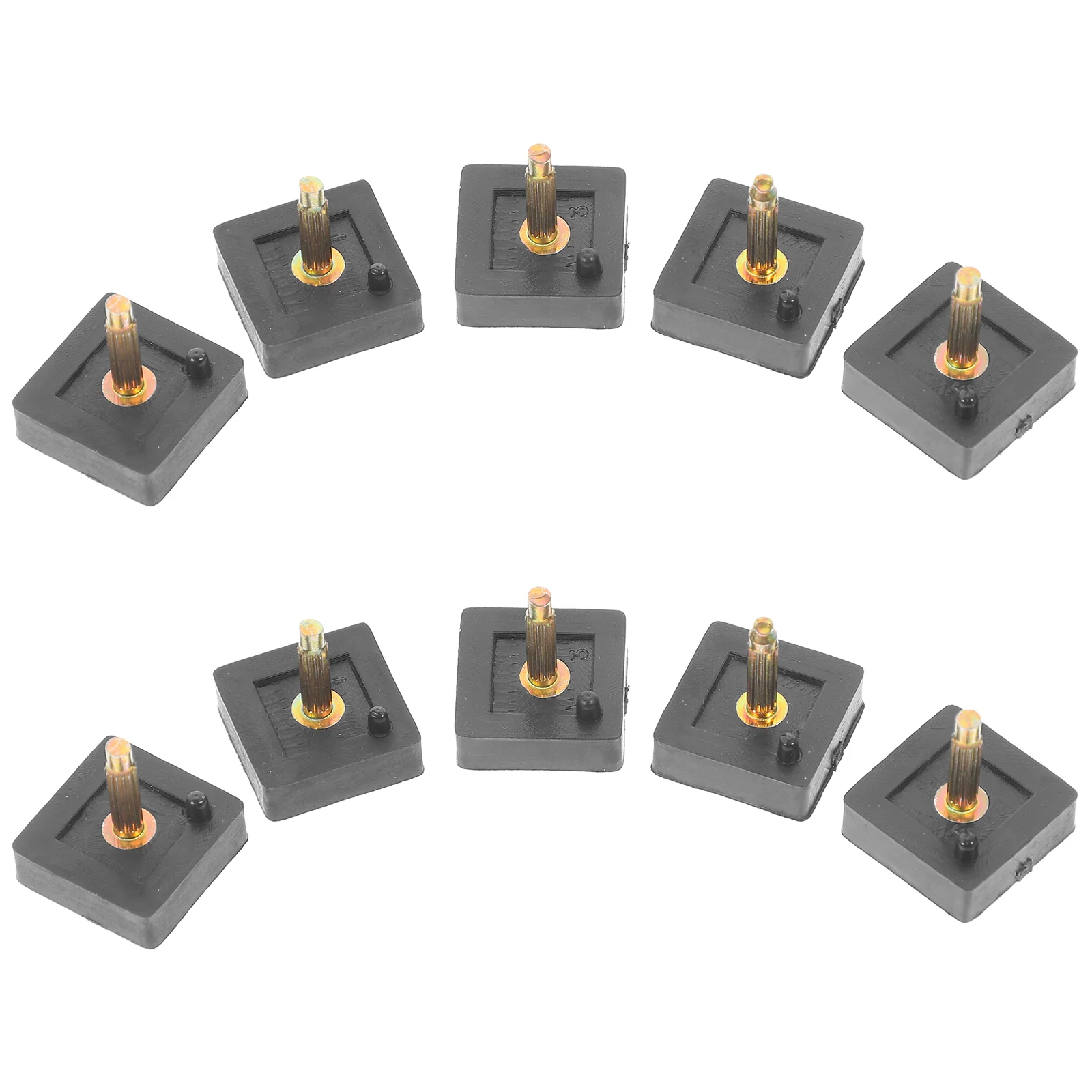 5 Pairs Square High Heels Repair Tips Shoes Pin for Wear Replacement Repairing Black Caps
5 Pairs Square High Heels Repair Tips Shoes Pin for Wear Replacement Repairing Black Caps