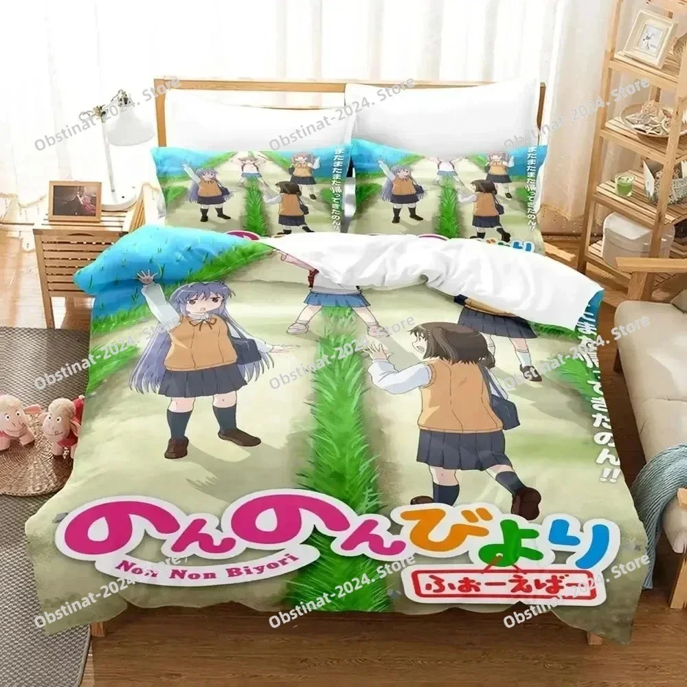 3D Print Anime Non Non Biyori Printed Bed Set Duvet Cover Pillowcase Bedding Set Linen Sheet Quilt Cover Full Queen King Size
3D Print Anime Non Non Biyori Printed Bed Set Duvet Cover Pillowcase Bedding Set Linen Sheet Quilt Cover Full Queen King Size