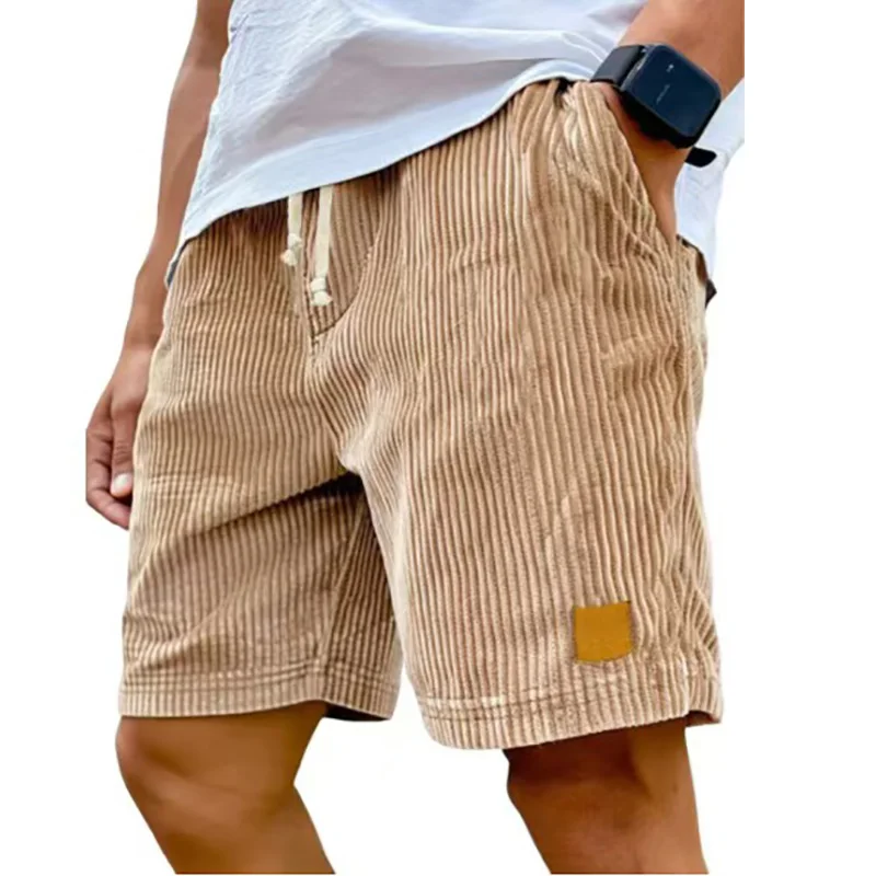 Men's Summer New Shorts Corduroy Short Pants Loose Logo Embroidery Short Casual Male Sweatpants Elastic Waist Sports Shorts
Men's Summer New Shorts Corduroy Short Pants Loose Logo Embroidery Short Casual Male Sweatpants Elastic Waist Sports Shorts