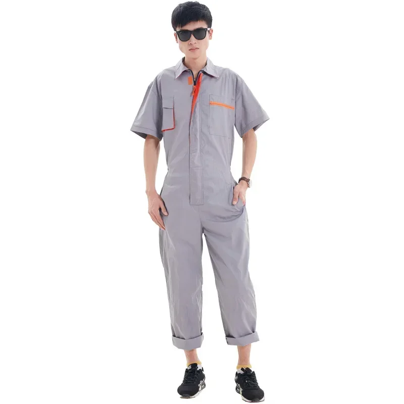 DurableShort-sleeved One-piece Work Clothes Set Men's Factory Workshop Wear-resistant Short-sleeved Women's Labor Work Clothes
DurableShort-sleeved One-piece Work Clothes Set Men's Factory Workshop Wear-resistant Short-sleeved Women's Labor Work Clothes