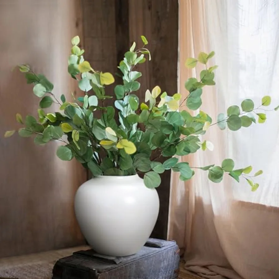 Short Round Ceramic Vase Table Centerpiece Moon Jar Jingdezhen Handmade Pottery Vase Glossy Finish Planter Pot Waterproof for F
Short Round Ceramic Vase Table Centerpiece Moon Jar Jingdezhen Handmade Pottery Vase Glossy Finish Planter Pot Waterproof for F