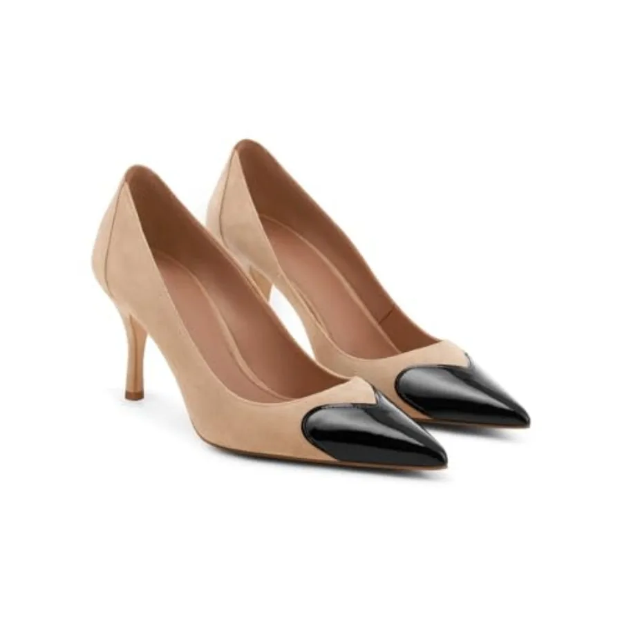 Coutgo Womens Closed Pointed Toe Pumps Heart Stiletto High Heels Wedding Bride Dress Shoes, Khaki, Size 7
Coutgo Womens Closed Pointed Toe Pumps Heart Stiletto High Heels Wedding Bride Dress Shoes, Khaki, Size 7