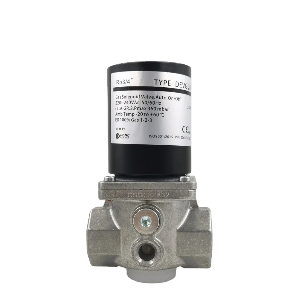 DEVG20 Customizable Solenoid Valve for General Application Fast Opening & Closing Shutoff Structure for Oil Burner Gas Media
DEVG20 Customizable Solenoid Valve for General Application Fast Opening & Closing Shutoff Structure for Oil Burner Gas Media
