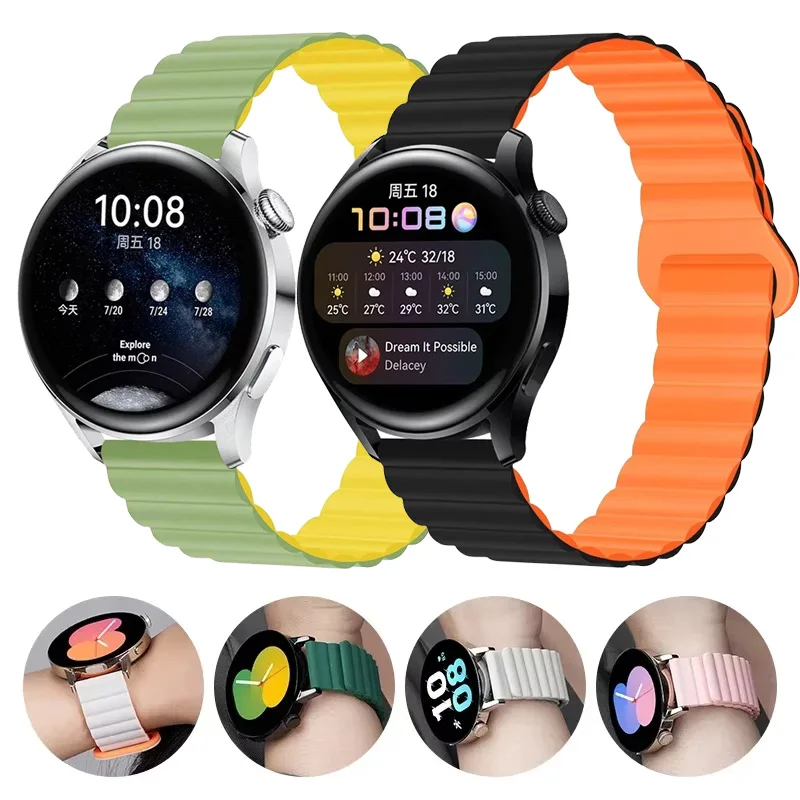 Magnetic Loop Strap For Samsung Galaxy Watch 6 5 4 40MM 44MM/4 6 Classic 46 43 47mm/5 Pro 45mm Band Silicone 20mm 22mm Watchband
Magnetic Loop Strap For Samsung Galaxy Watch 6 5 4 40MM 44MM/4 6 Classic 46 43 47mm/5 Pro 45mm Band Silicone 20mm 22mm Watchband
