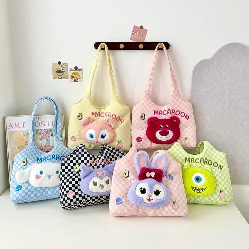 Kuromi Anime Kawaii MINISO Large Portable Commuter Bag Cute Cartoon Cinnamoroll Travel Shoulder Shopping Casual Bag Gifts
Kuromi Anime Kawaii MINISO Large Portable Commuter Bag Cute Cartoon Cinnamoroll Travel Shoulder Shopping Casual Bag Gifts