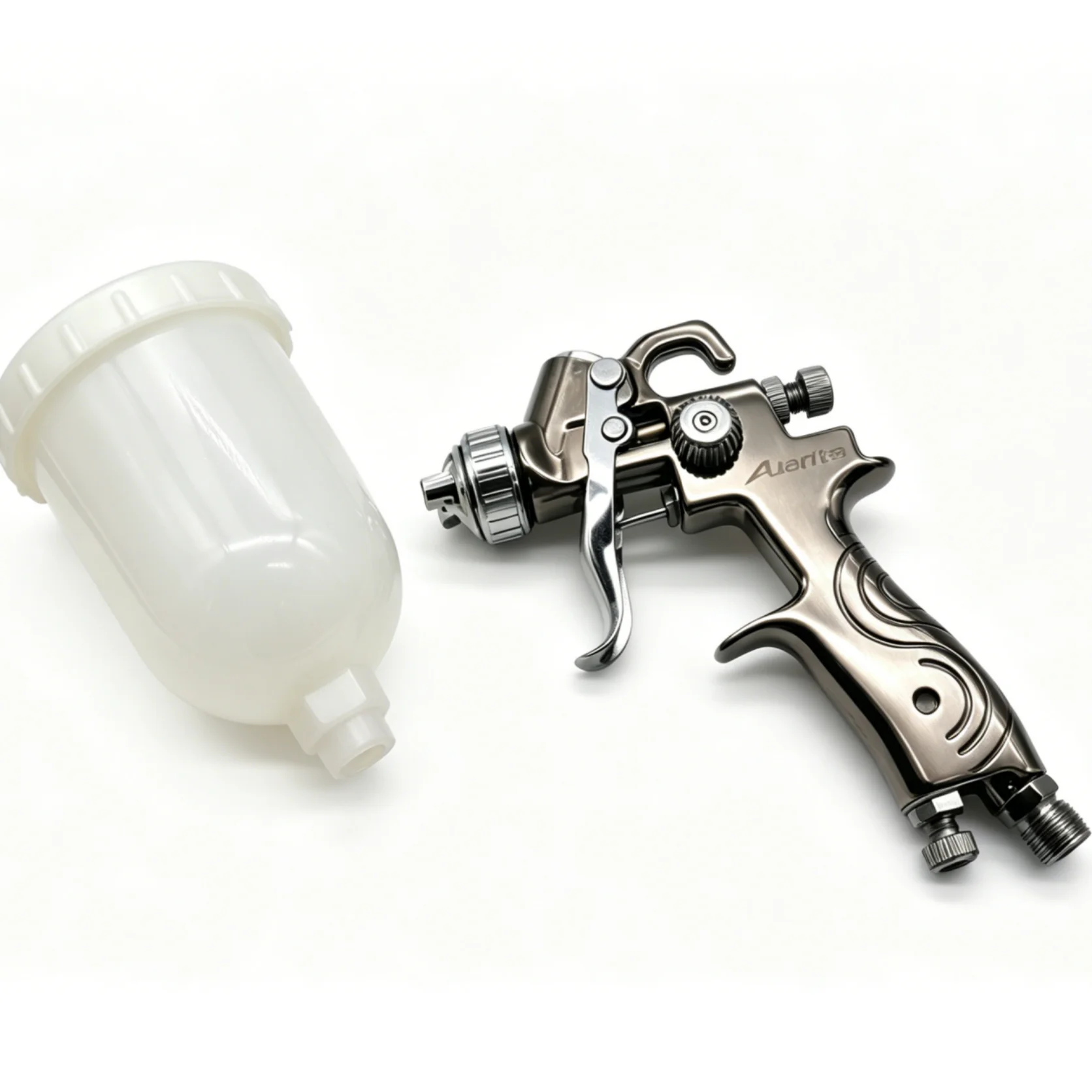 Auarita K-350 LVMP Mini Gravity Feed Spray Gun 0.8mm Nozzle 250ml Cup High Transfer Efficiency Pneumatic Paint Spray
Auarita K-350 LVMP Mini Gravity Feed Spray Gun 0.8mm Nozzle 250ml Cup High Transfer Efficiency Pneumatic Paint Spray
