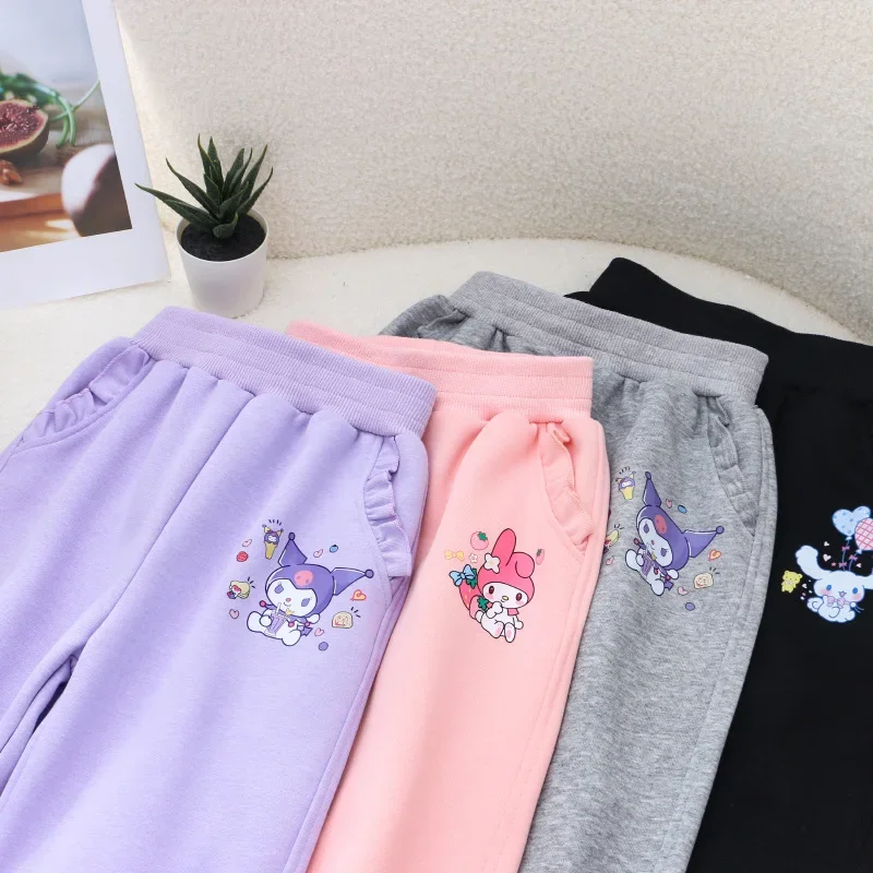 Sanrio Kuromi My Melody Anime Sweatpants Girls Long Pants Autumn Sweet Cute Cartoon Children Casual Clothes Tide Gift for Kids
Sanrio Kuromi My Melody Anime Sweatpants Girls Long Pants Autumn Sweet Cute Cartoon Children Casual Clothes Tide Gift for Kids