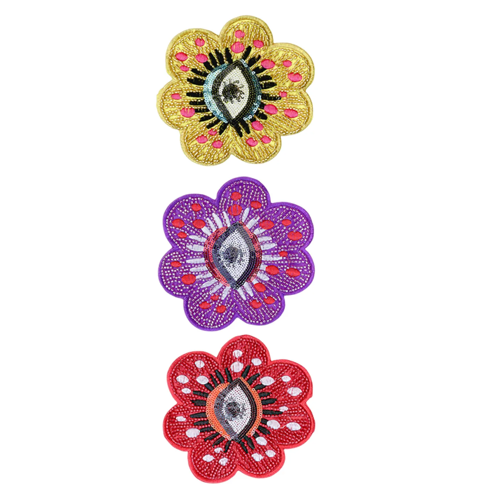 3Pcs Embroidered Flower Applique Patches Eye Beaded Floral Sew on Applique for Clothes Jackets Jeans Backpacks Caps Decoration
3Pcs Embroidered Flower Applique Patches Eye Beaded Floral Sew on Applique for Clothes Jackets Jeans Backpacks Caps Decoration