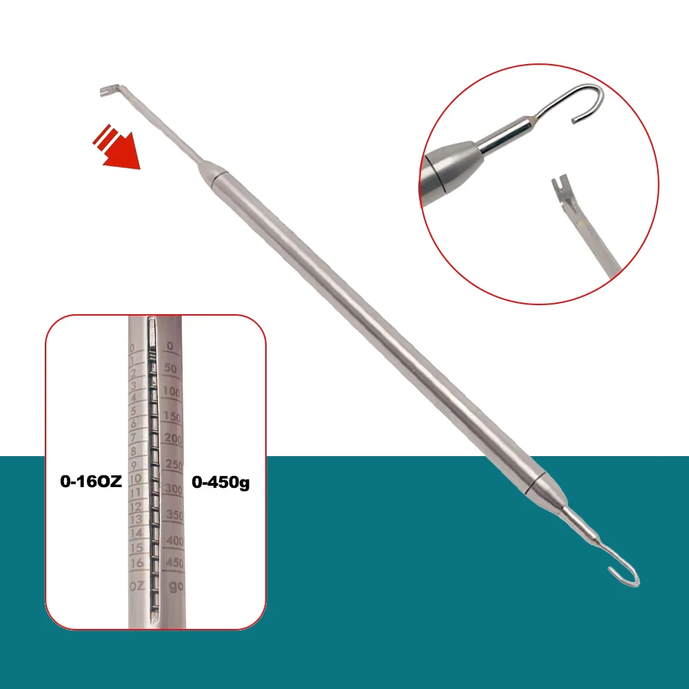 Автоклавируемый стоматологический ортодонтический динамометр для измерения эластичной ленты, натяжные брекеты, измеритель силы, инструмент для измерения стресса
Автоклавируемый стоматологический ортодонтический динамометр для измерения эластичной ленты, натяжные брекеты, измеритель силы, инструмент для измерения стресса