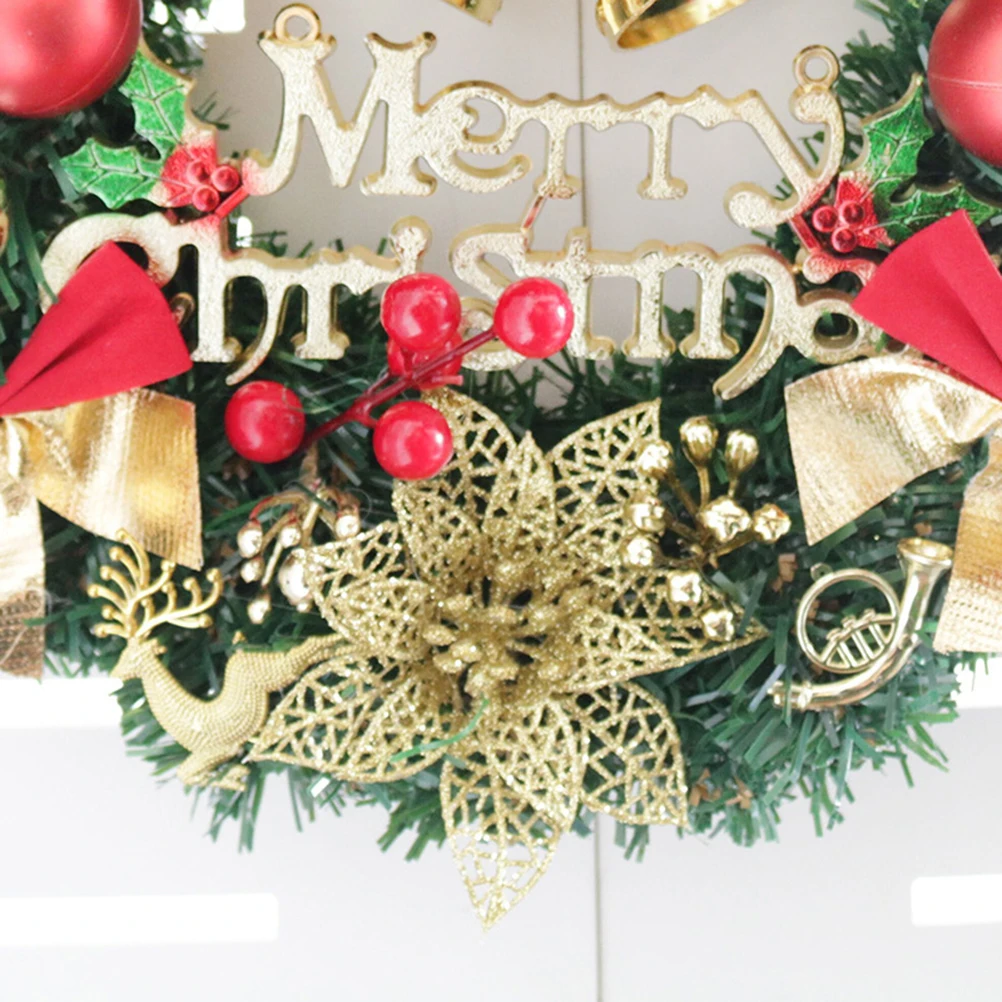 Christmas Door Wreath Elegant Garland Front Porch Entry Staircase Wall Decoration Home Office Cafe Shop Door Decor
Christmas Door Wreath Elegant Garland Front Porch Entry Staircase Wall Decoration Home Office Cafe Shop Door Decor