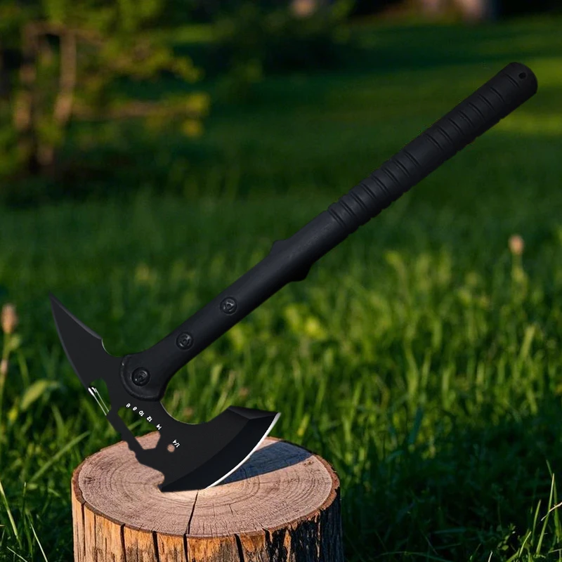 Multi-function Survival Axe Kit - Camping Axe & Hatchet - Multitool Folding Axe with Hammer, Off-Roading, Outdoor Adventures, Em 
Multi-function Survival Axe Kit - Camping Axe & Hatchet - Multitool Folding Axe with Hammer, Off-Roading, Outdoor Adventures, Em