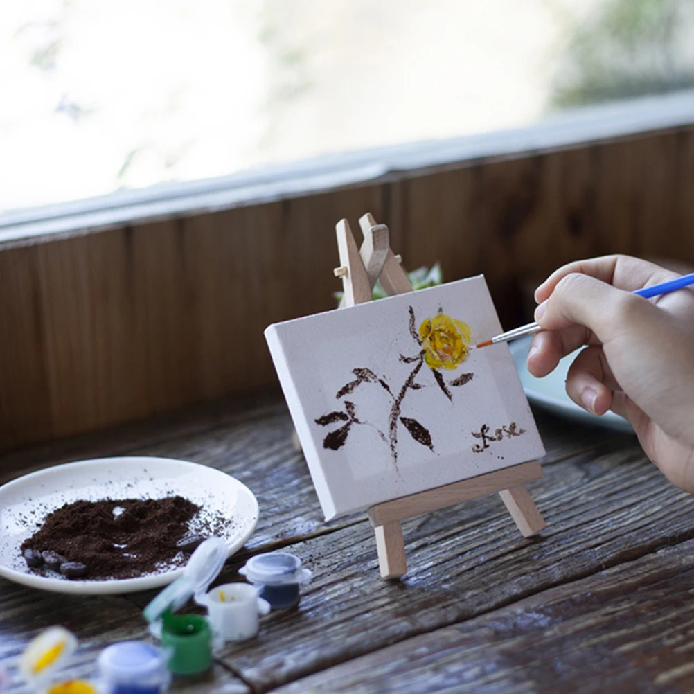 5pcs Mini Easel Set Foldable Wooden Rack For Kids Painting Art Party Display Multifunctional Holder Mobile Phone Stand Creative
5pcs Mini Easel Set Foldable Wooden Rack For Kids Painting Art Party Display Multifunctional Holder Mobile Phone Stand Creative