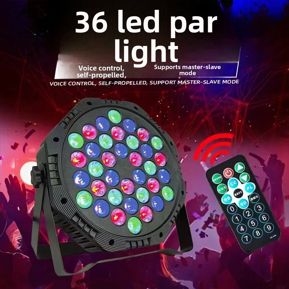 LED stage lights, voice-activated colorful 18 pcs 36 pcs 54 par lights, bar dancing performance, wedding dyeing par lights
LED stage lights, voice-activated colorful 18 pcs 36 pcs 54 par lights, bar dancing performance, wedding dyeing par lights