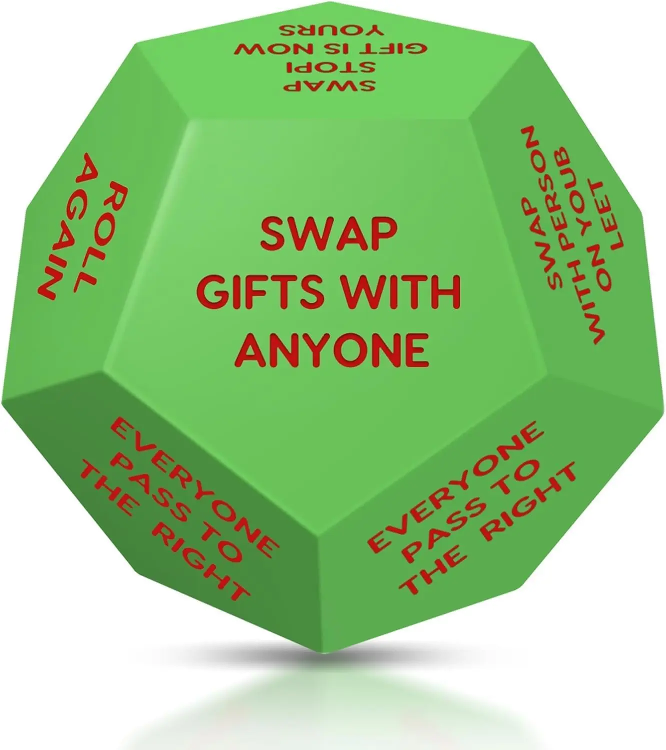 Gift Exchange Dice Game, 3x3in Fun Family Activity for Christmas, Birthday, Party, Holiday & Family Night
Gift Exchange Dice Game, 3x3in Fun Family Activity for Christmas, Birthday, Party, Holiday & Family Night
