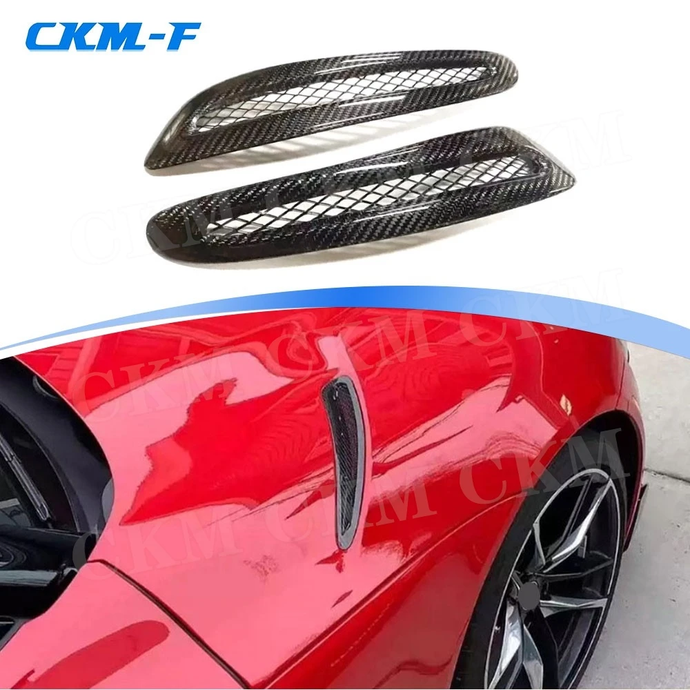 for Toyota Supra A90 2019+ Carbon Fiber Fender Engine Hood Scoop Bonnet Lid Side Air Vent Outlet Trim Cover FRP Body Kits
for Toyota Supra A90 2019+ Carbon Fiber Fender Engine Hood Scoop Bonnet Lid Side Air Vent Outlet Trim Cover FRP Body Kits