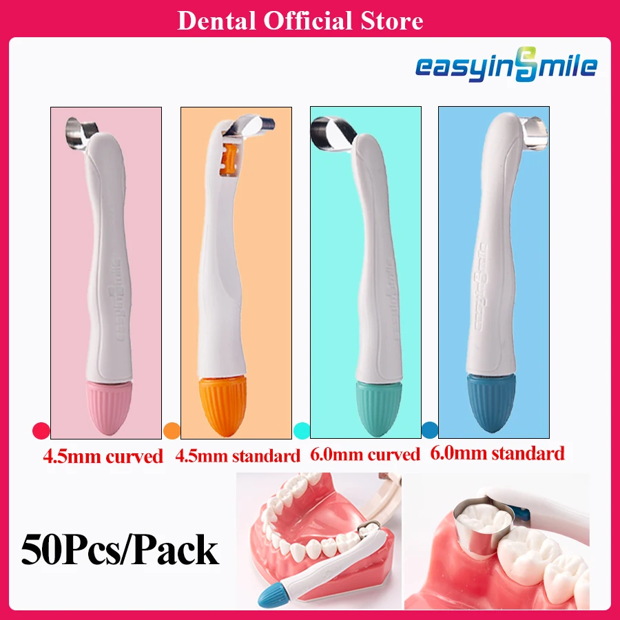 10/50pcs Dental pro Matrix Bands Forming Sheet Sectional Contoured Metal Matrices 4.5/6mm Adjustable Holder Tofflemire Tool
10/50pcs Dental pro Matrix Bands Forming Sheet Sectional Contoured Metal Matrices 4.5/6mm Adjustable Holder Tofflemire Tool