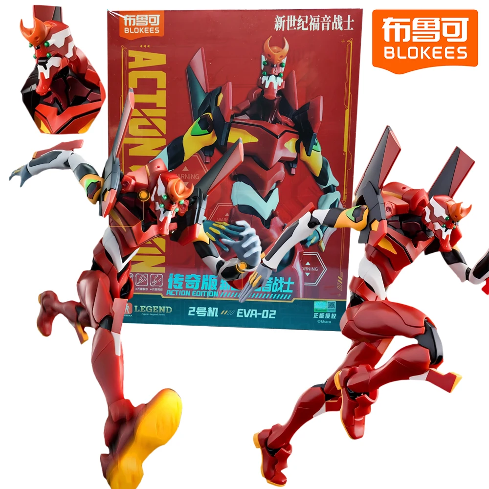 New Blokees Orginal Neon Genesis Evangelion Action Figures EVA-02 Production Model Assembled Toys Christmas Gifts for Children
New Blokees Orginal Neon Genesis Evangelion Action Figures EVA-02 Production Model Assembled Toys Christmas Gifts for Children