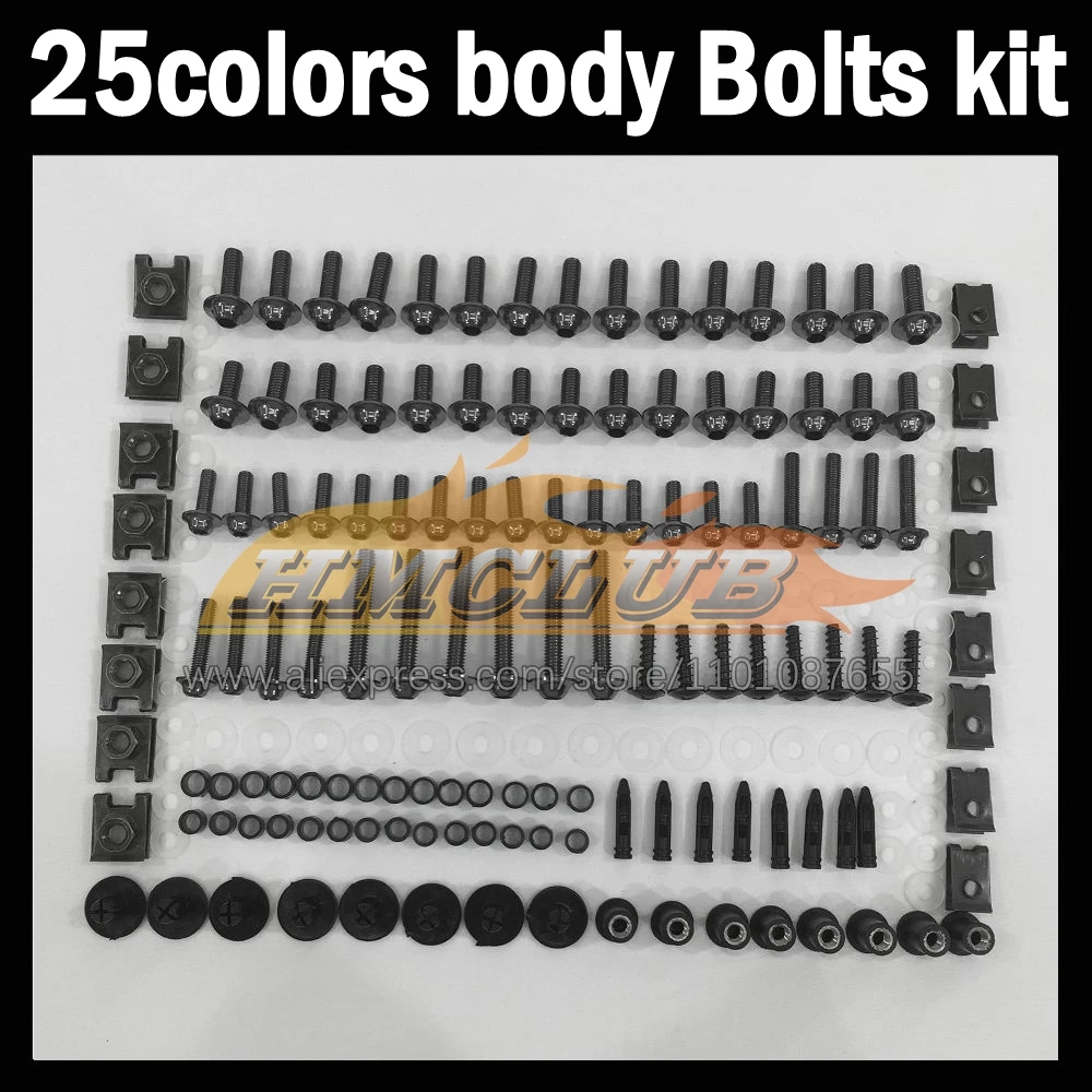 268ps Full Screws Kit Body bolt For SUZUKI SV650S SV1000S SV 650S 1000S 2000 2001 2002 2003 04 05 06 07 Fairing bolts screw NutS
268ps Full Screws Kit Body bolt For SUZUKI SV650S SV1000S SV 650S 1000S 2000 2001 2002 2003 04 05 06 07 Fairing bolts screw NutS