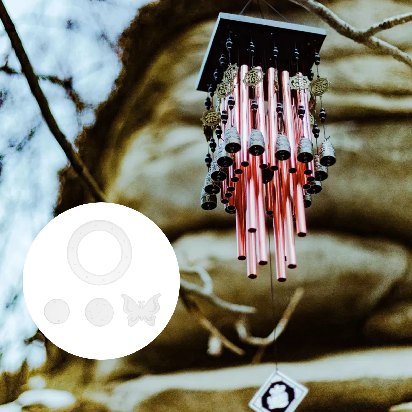 Butterfly Mold Wind Chime Epoxy Hanging nament DIY Crystal Pendant Sculpture Crystal Epoxy Mold Craft Supplies
Butterfly Mold Wind Chime Epoxy Hanging nament DIY Crystal Pendant Sculpture Crystal Epoxy Mold Craft Supplies