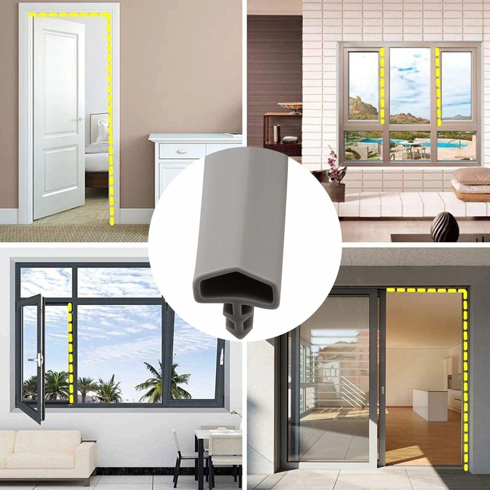 For Door Door Seal Door Frame Seal Easy Installation Prevents Dust Intrusion Sturdy Material Versatile Protection
For Door Door Seal Door Frame Seal Easy Installation Prevents Dust Intrusion Sturdy Material Versatile Protection