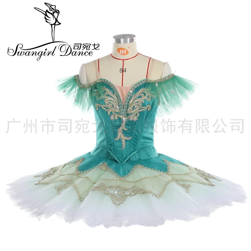 Green Professional Nutcracker Ballet Tutu Junior Performance Classical Stage Costumes Tutu Dress Pancake Tutu BT9287
Green Professional Nutcracker Ballet Tutu Junior Performance Classical Stage Costumes Tutu Dress Pancake Tutu BT9287
