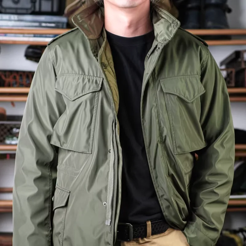 M65 Waterproof Jacket Outdoor Jacket Replica 1971 Version Imported Composite Nylon
M65 Waterproof Jacket Outdoor Jacket Replica 1971 Version Imported Composite Nylon