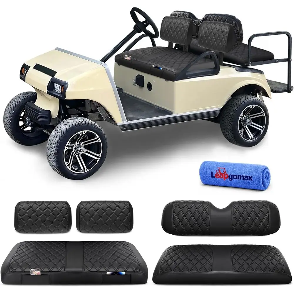 5PCS Gol Cart Seat Covers ront and Rear Set it or Club Car DS Pre-2000 OEM Stand Seat Thick Leather Custom Diamond Comortable, A
5PCS Gol Cart Seat Covers ront and Rear Set it or Club Car DS Pre-2000 OEM Stand Seat Thick Leather Custom Diamond Comortable, A