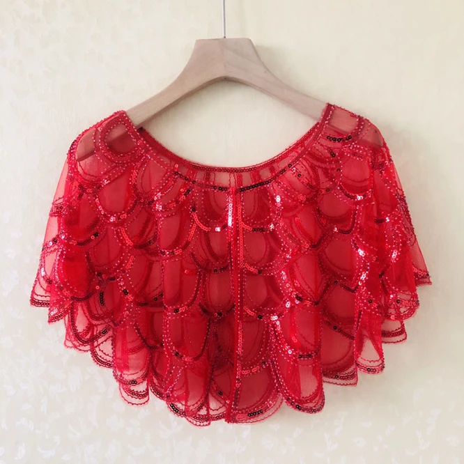 Sunscreen Slothes Girl Sequin Coat Summer Women's Shawl Versatile Dress Student Top Mesh Cardigan Fashion Outdoor Shawl Red
Sunscreen Slothes Girl Sequin Coat Summer Women's Shawl Versatile Dress Student Top Mesh Cardigan Fashion Outdoor Shawl Red
