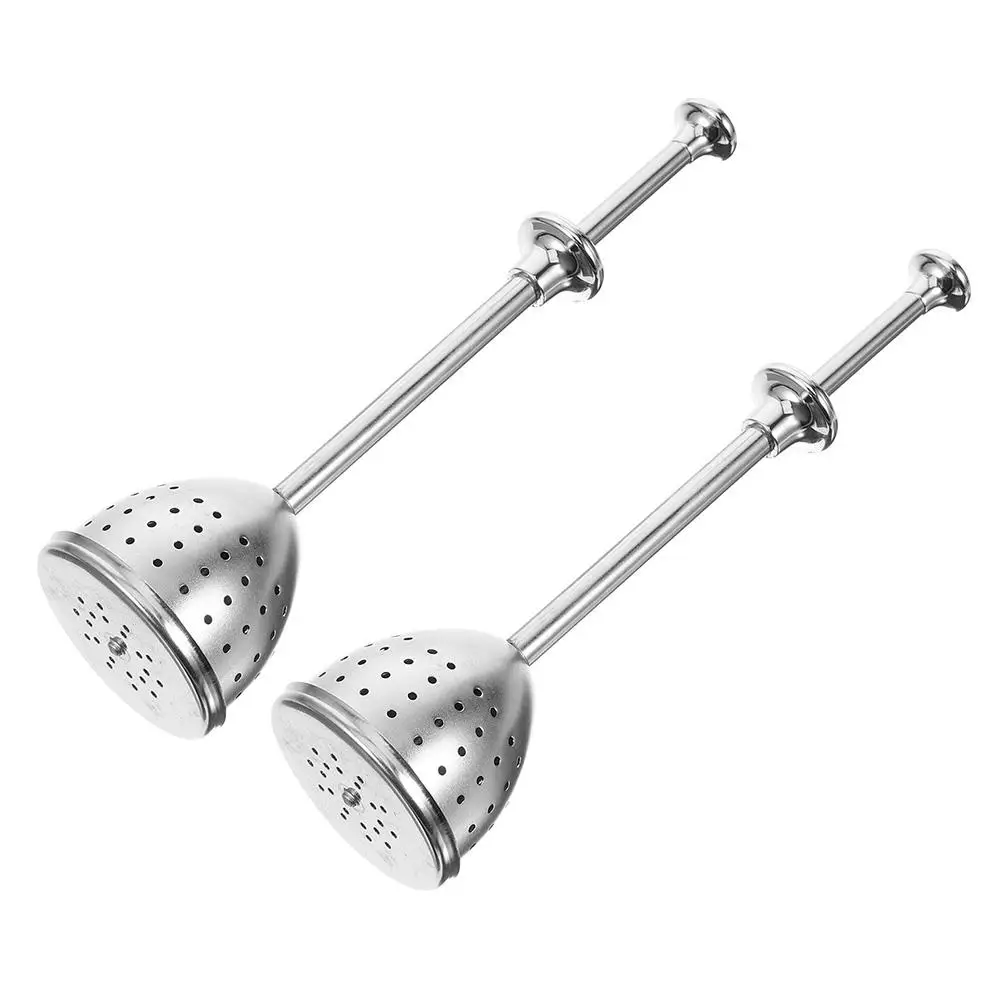 2Pcs Stainless Steel Tea Infusers Reusable Loose Leaf Strainers Extendable Handle 304 Material Kitchen Bar Accessories Tea
2Pcs Stainless Steel Tea Infusers Reusable Loose Leaf Strainers Extendable Handle 304 Material Kitchen Bar Accessories Tea