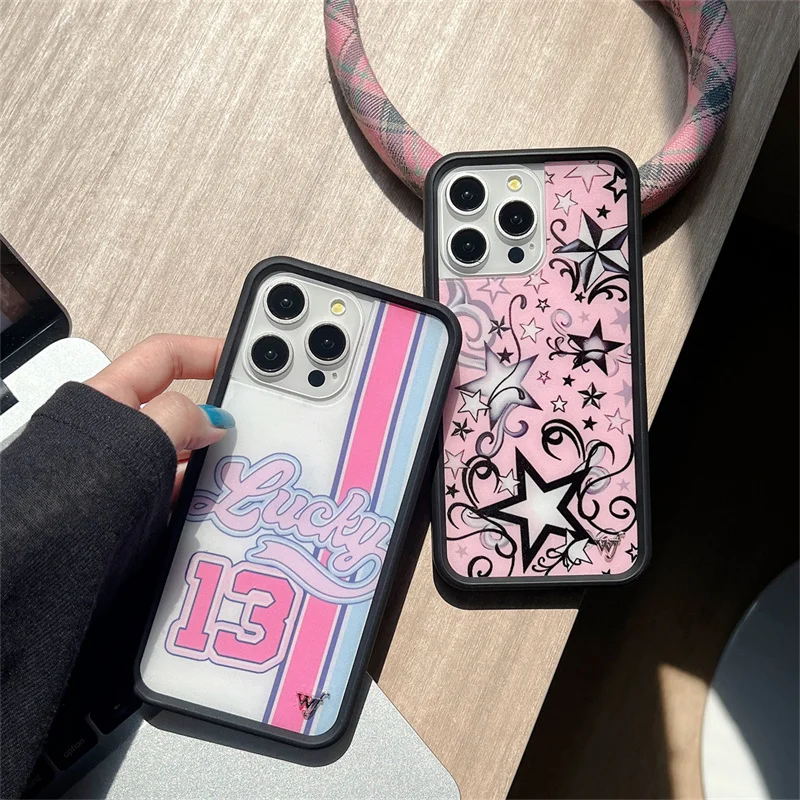 Wildflower Lovely INS Full Screen Star Phone Case for iPhone 15 14 13 Pro Max Cute WF Number-13 Shockproof Protective Cover Capa
Wildflower Lovely INS Full Screen Star Phone Case for iPhone 15 14 13 Pro Max Cute WF Number-13 Shockproof Protective Cover Capa