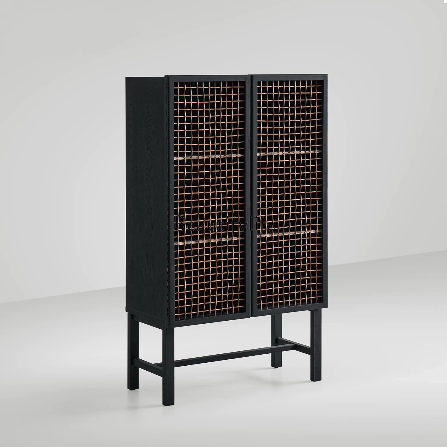 Medieval side cabinet solid wood rattan retro storage new Chinese storage cabinet
Medieval side cabinet solid wood rattan retro storage new Chinese storage cabinet