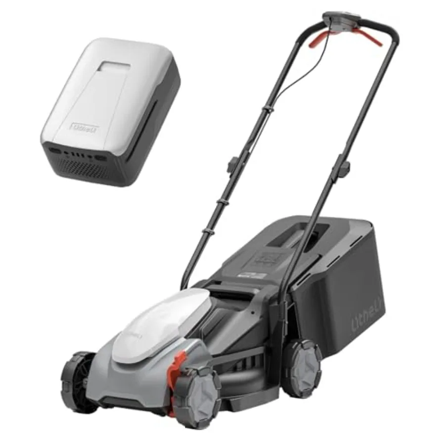 Electric Lawn Mower Cordless Grass Cutter Machine for 2800 Sq. Ft Lawnmower with Brushless Motor 14" Cutting Width Cutting Heig
Electric Lawn Mower Cordless Grass Cutter Machine for 2800 Sq. Ft Lawnmower with Brushless Motor 14" Cutting Width Cutting Heig