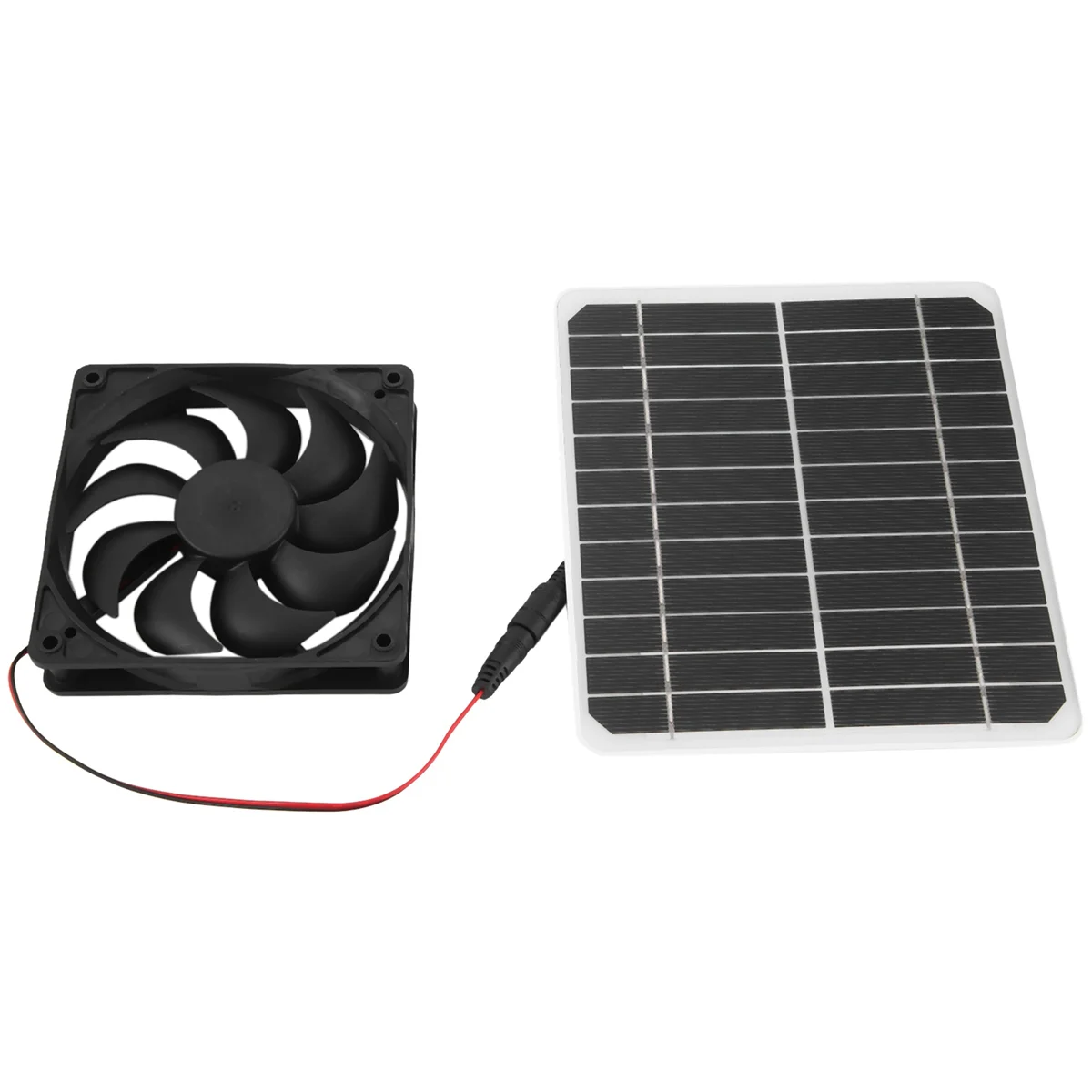 A06T-Solar Panel Fan Kit, 15W Solar Exhaust Fan Outdoor Waterproof, Portable Ventilator Exhaust Fan for Chicken House,
A06T-Solar Panel Fan Kit, 15W Solar Exhaust Fan Outdoor Waterproof, Portable Ventilator Exhaust Fan for Chicken House,