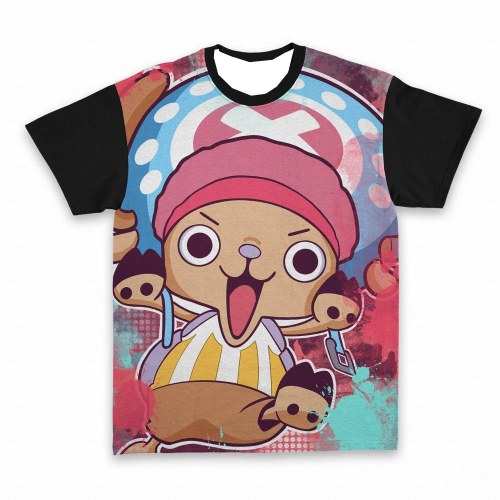 One Piece Tony Tony Chopper Cute Manga Print Black Sleeve T-Shirt Anime Graphic Tee
One Piece Tony Tony Chopper Cute Manga Print Black Sleeve T-Shirt Anime Graphic Tee
